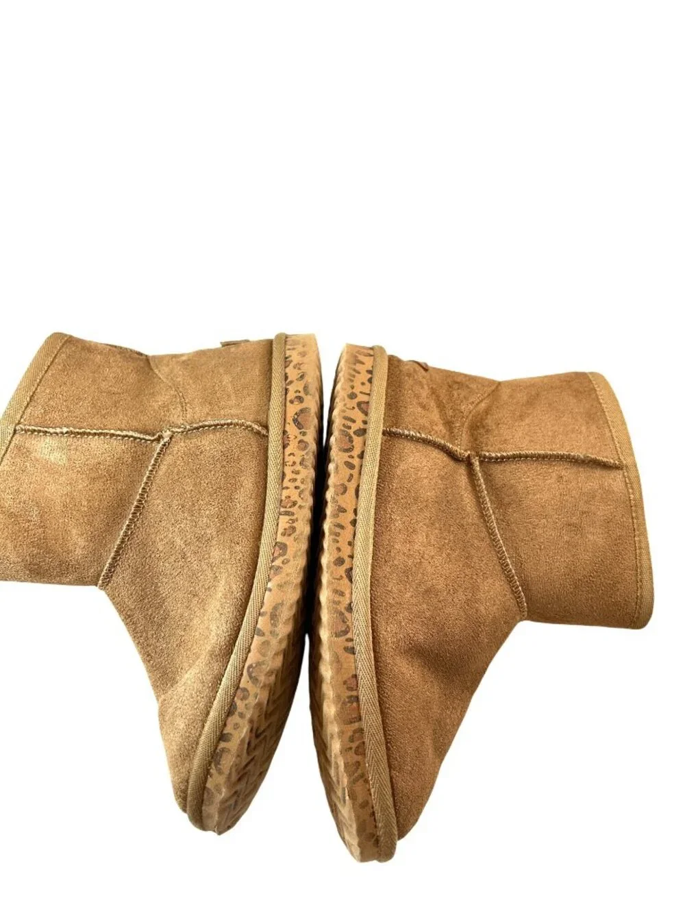 Marley Lilly Girls Boots Pull-on Suede Like Tan Size 3